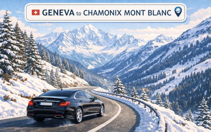Comment aller de Genève à Chamonix en taxi — Guide complet 2026